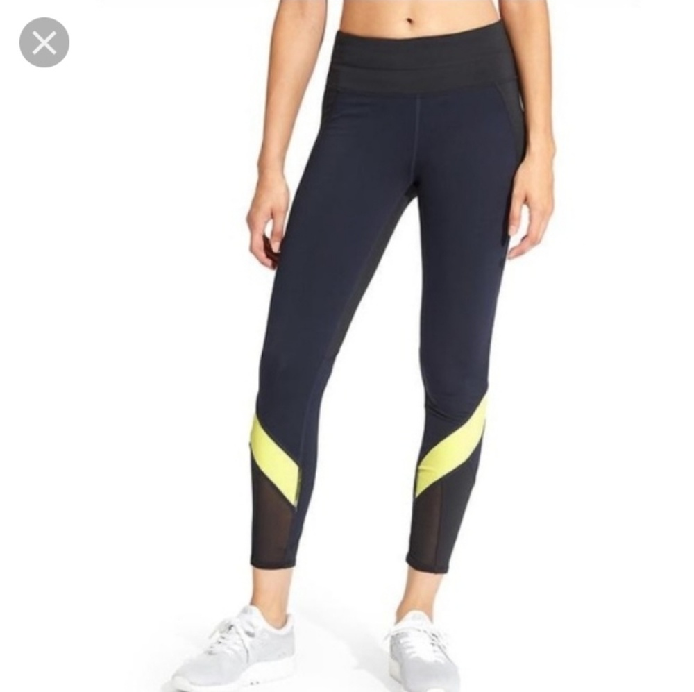 Athleta Color Block Sonar Leggings Small - image 4